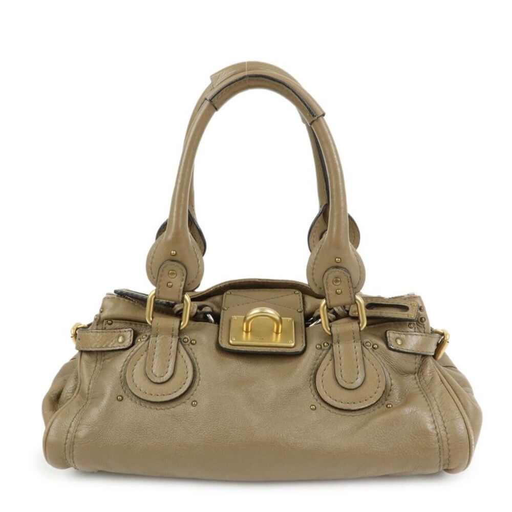 Chloe Paddington Leather Brown Leather Tote Bag Bag